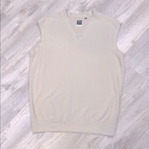 Nordstrom Callaway Golf 100% Cotton Knit V-Neck Sleeveless Pullover Sweater Vest